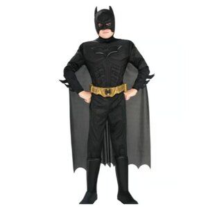 Batman Begins Dark Knight Muscle Chest Costume Rubies Official Small 4-6